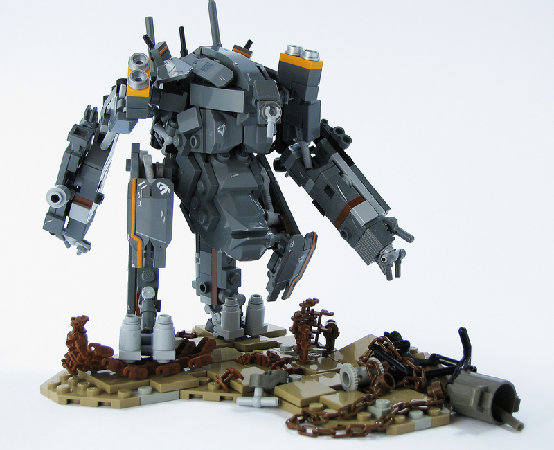 Illustration for article titled The Incredible World of Giant LEGO Mechs